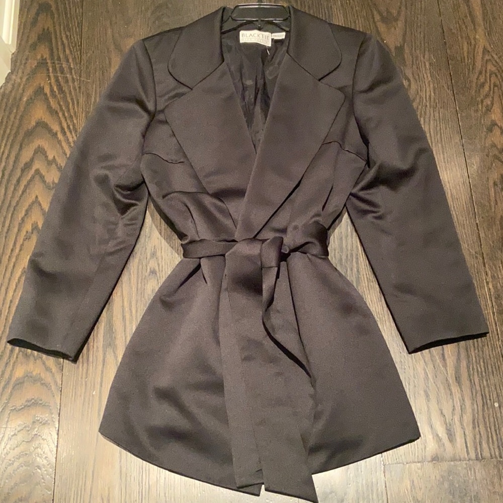 Black Wrap Jacket - image 1